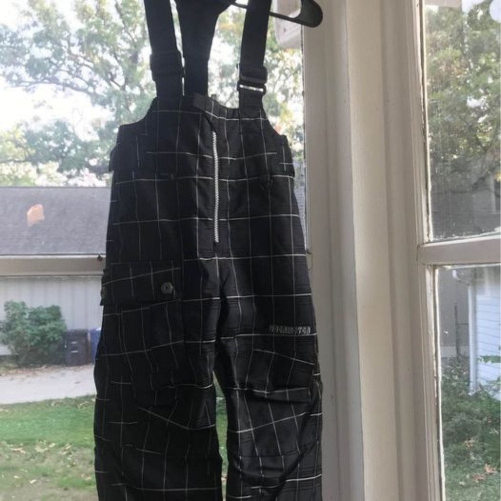 Youth snow bibs; Obermeyer size 4